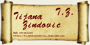 Tijana Zindović vizit kartica